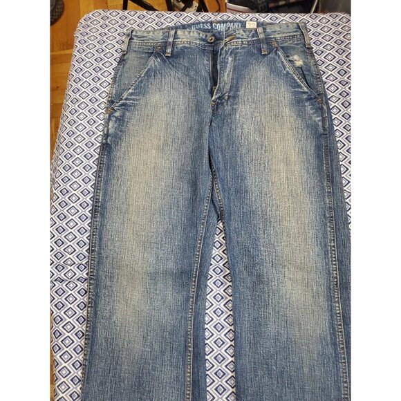 Guess Company Lot# 01 2101517 Denim Jeans 100% Cotton Men's Size 33 - Picture 2 of 16